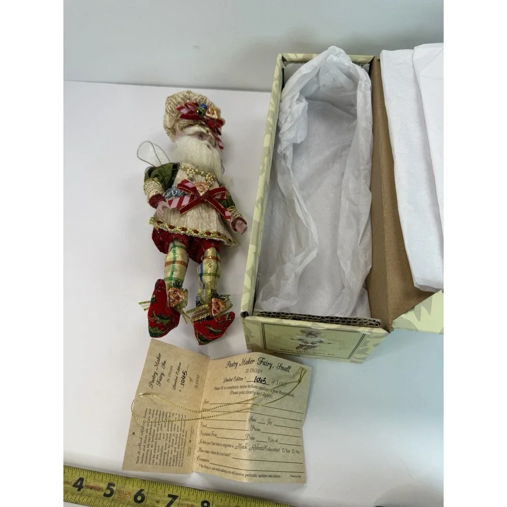 Mark Roberts Pastry Chef Fairy Sm 51-78028 Limited Edition Christmas Holiday